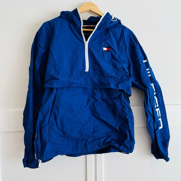 Tommy Hilfiger Windbreaker Jacket Blue Size Small - Picture 1 of 6